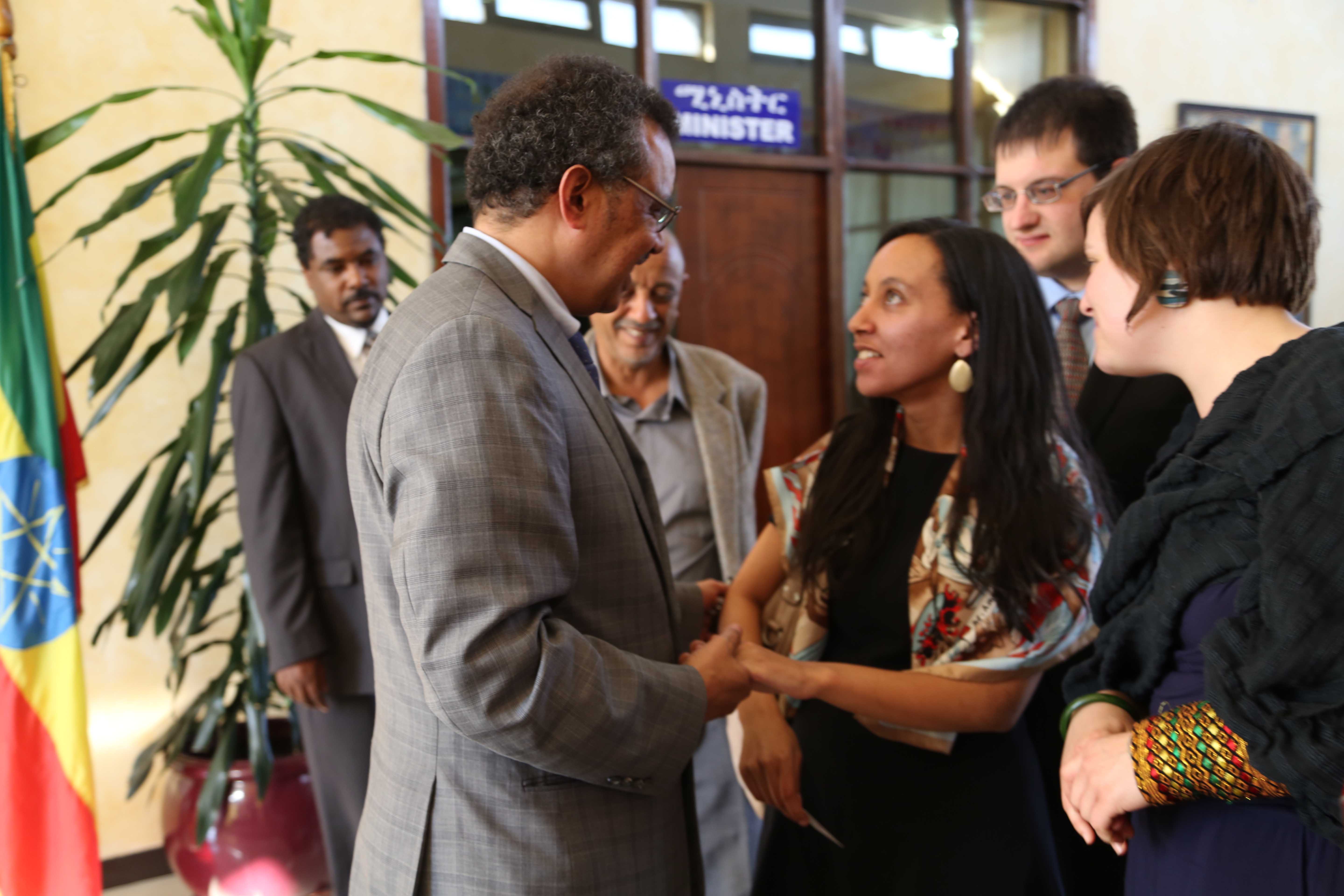 Haben meeting with Tedros Adhanom